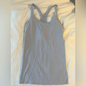 Lululemon Ebb to Street Tank Size 6 Light Purple/Blue Color